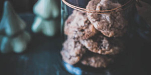 Beitragsbild des Blogbeitrags Chocolate Chip Cookies mit Nüssen 