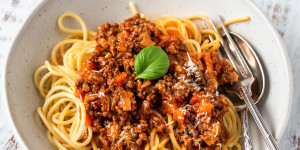 Beitragsbild des Blogbeitrags Bolognese Sauce – einfach und klassisch