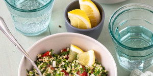 Beitragsbild des Blogbeitrags Erfrischender Tabouleh Salat schnell und einfach 