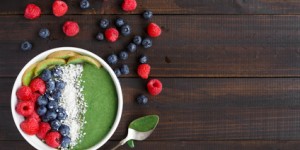 Beitragsbild des Blogbeitrags Grüne Smoothie Bowl – einfach und gesund 