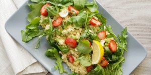 Beitragsbild des Blogbeitrags Kleine Körner ganz groß – Salat mit Hirse