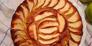 Beitragsbild des Blogbeitrags Gartenapfelkuchen