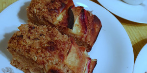 Beitragsbild des Blogbeitrags Apfel-Streusel-Kuchen