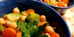 Beitragsbild des Blogbeitrags Kichererbsen-Curry