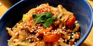 Beitragsbild des Blogbeitrags Hot Thai-Ricenoodles 