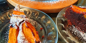 Beitragsbild des Blogbeitrags Marillen-Schoko-Kuchen