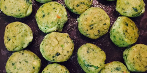 Beitragsbild des Blogbeitrags Bärlauch-Falafel mit Chili