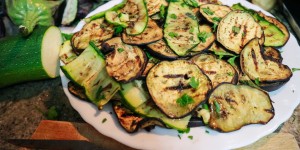 Beitragsbild des Blogbeitrags Melanzane e Zucchine Grigliate