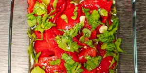 Beitragsbild des Blogbeitrags Peperoni al Forno (Ofenpaprika)