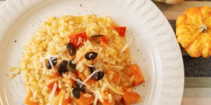 Beitragsbild des Blogbeitrags Risotto di Zucca (Kürbis-Risotto) 
