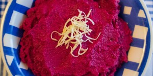 Beitragsbild des Blogbeitrags Rote-Rüben-Hummus 