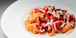 Beitragsbild des Blogbeitrags Spaghetti allAmatriciana 