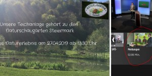 Beitragsbild des Blogbeitrags Unsere Teichanlage gehört zu den Naturschaugärten Steiermark 