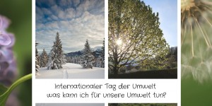 Beitragsbild des Blogbeitrags Weltumwelttag – Internationaler Tag der Umwelt – was kann ich für unsere Umwelt tun?