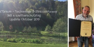 Beitragsbild des Blogbeitrags Lebens(T)raum – Teichanlage & Streuobstwiese – 365 x Welttierschutztag Update