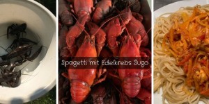 Beitragsbild des Blogbeitrags Spagetti mit Edelkrebs Sugo (Rezept) 