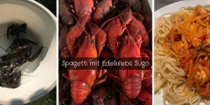 Beitragsbild des Blogbeitrags Spagetti mit Edelkrebs Sugo (Rezept)