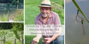 Beitragsbild des Blogbeitrags Einladung „Tag der offenen Naturschaugarten-Tür Steiermark 2020“