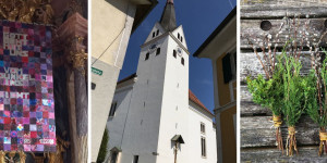 Beitragsbild des Blogbeitrags Fastentuch in der Kirche Köflach 