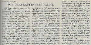 Beitragsbild des Blogbeitrags Glasluster Palme – 07.12.