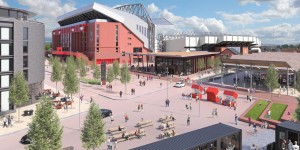 Beitragsbild des Blogbeitrags „The Kop Bar“: Anfield bekommt eine neue Lokalität