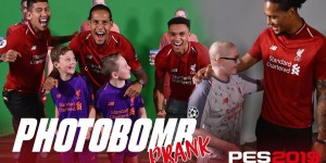 Beitragsbild des Blogbeitrags Photobomb: Van Dijk, Firmino und Alexander-Arnold überraschen Schulkinder