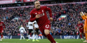 Beitragsbild des Blogbeitrags Shaqiri nach Sieg über Fulham zufrieden: „Ich möchte dem Team helfen“