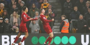 Beitragsbild des Blogbeitrags Wolverhampton Wanderers 1:2 Liverpool: Die Reds marschieren durch die Liga