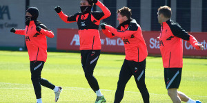 Beitragsbild des Blogbeitrags Abschlusstraining vor Real: Ohne neue Verletzte nach Madrid 