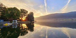 Beitragsbild des Blogbeitrags Dem Herbst am Ossiacher See entgegenlaufen 