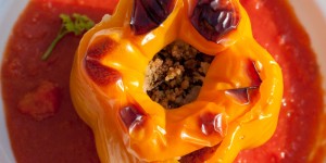 Beitragsbild des Blogbeitrags Peperoni ripieni alla napoletana