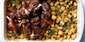 Beitragsbild des Blogbeitrags Agnello arrosto con patate