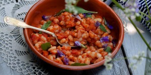 Beitragsbild des Blogbeitrags Fagioli all‘uccelletto – fagioli in umido con salvia