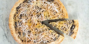 Beitragsbild des Blogbeitrags Torta di tagliatelle. Pasta Kuchen mit Locken 
