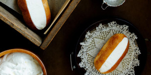Beitragsbild des Blogbeitrags Maritozzo. Das römische Milchbrötchen