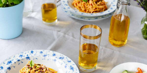 Beitragsbild des Blogbeitrags Spaghetti mit Pesto trapanese