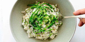 Beitragsbild des Blogbeitrags Risotto mit Bruscandoli 