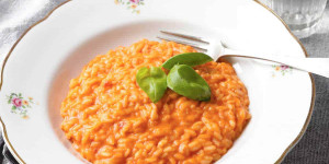Beitragsbild des Blogbeitrags Tomaten-Risotto