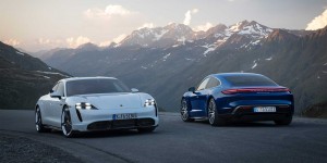 Beitragsbild des Blogbeitrags Porsche Taycan: Eine neue Ära der Sportwagenschmiede! 