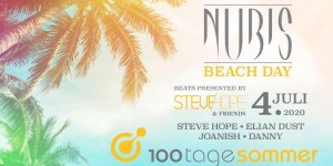 Beitragsbild des Blogbeitrags 04/07/2020 Nubis Beach Day w/ Steve Hope & Friends