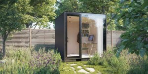 Beitragsbild des Blogbeitrags Dein Home-Office für den Garten: Dwellito Mini Office