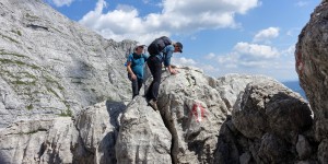 Beitragsbild des Blogbeitrags Gesäusewanderung – steil & ausgesetzt