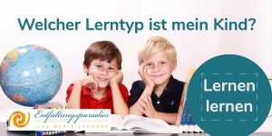 Beitragsbild des Blogbeitrags Lernen lernen – Die Lerntypen 