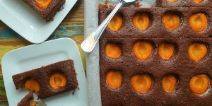 Beitragsbild des Blogbeitrags Mohnkuchen mit Marillen