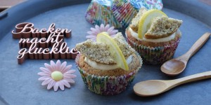 Beitragsbild des Blogbeitrags Butterfly – Cupcakes „MoHn amour“ au citron 
