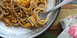 Beitragsbild des Blogbeitrags Vegetarische Bavette alla carbonara