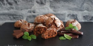 Beitragsbild des Blogbeitrags EasyBaking: Schoko – Minz – Crinkles