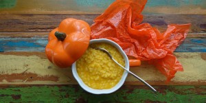 Beitragsbild des Blogbeitrags Der Herbst lässt grüßen mit einem Risotto in ORANGE