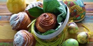 Beitragsbild des Blogbeitrags Oster – Cruffins „au citron“ 