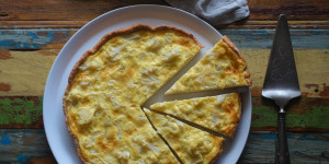 Beitragsbild des Blogbeitrags Karfiolröschen – Quiche 